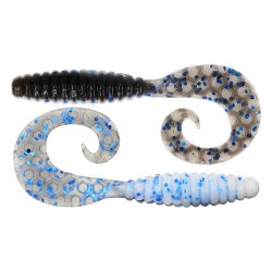 Рибальська силіконова приманка, ZEOX Comma Grub, довжина 2,4 дюймів, 10шт/уп, колір №207 WNBF